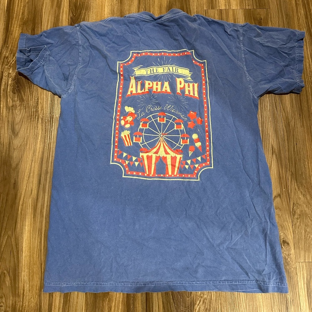 Alpha Phi Comfort Colors Formal Graphic Tee